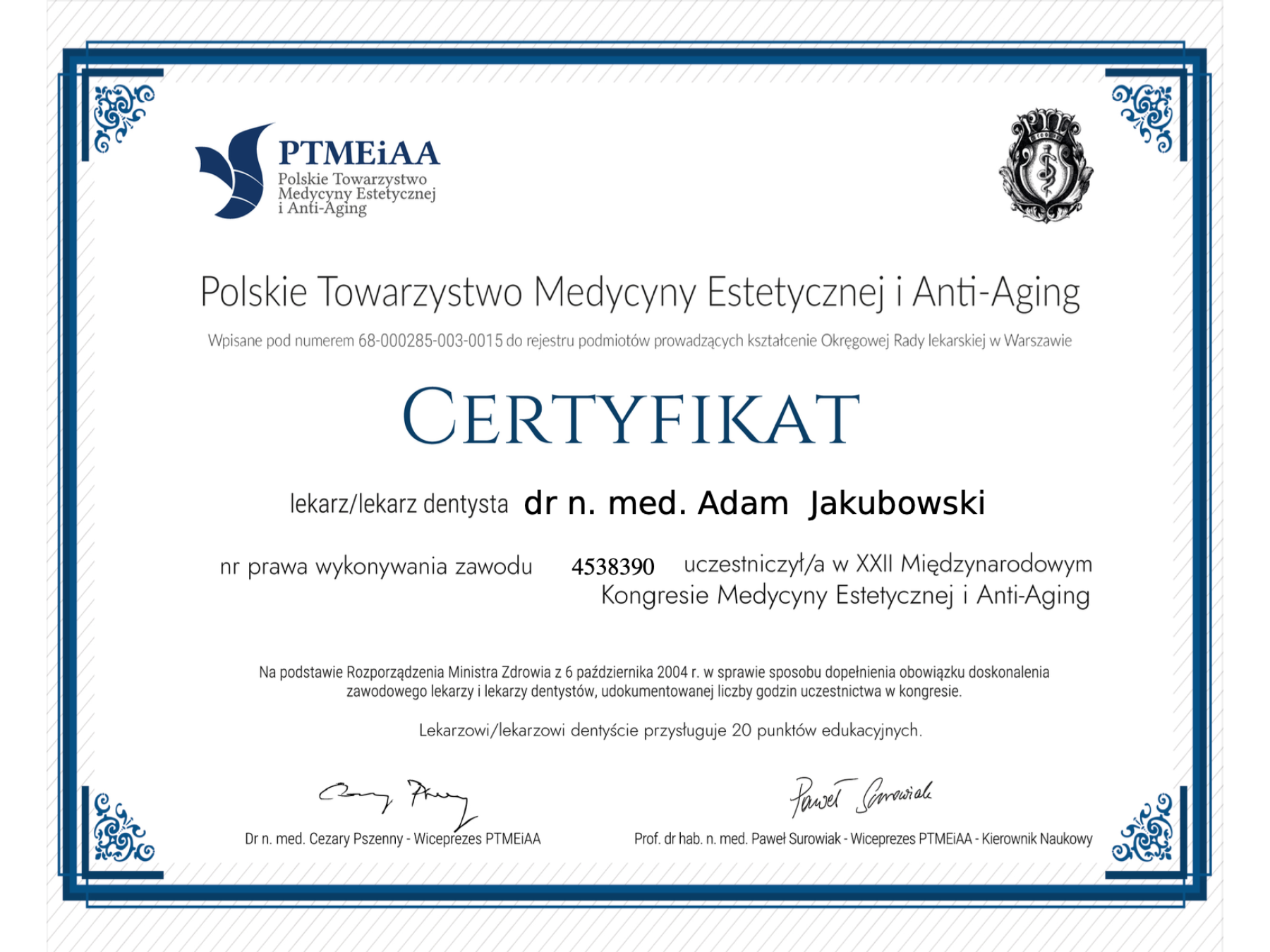 XXII Międzynarodowy Kongres Medycyny Estetycznej i Anti-Aging